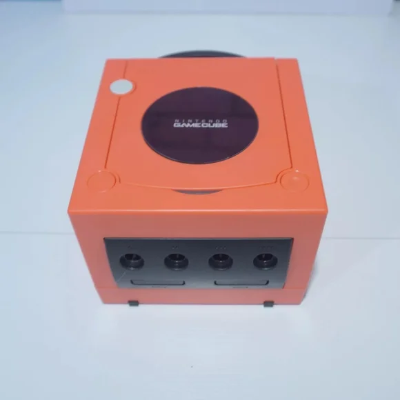 Warm Red Nintendo GameCube Console DOL-001 (USA) w/ OEM Metallic Red Controller